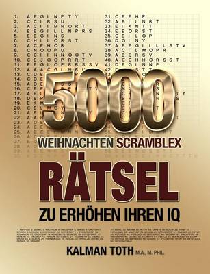 Book cover for 5000 Weihnachten Scramblex Ratsel Zu Erhohen Ihren IQ