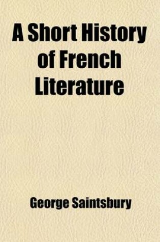 Cover of A Short History of French Literature