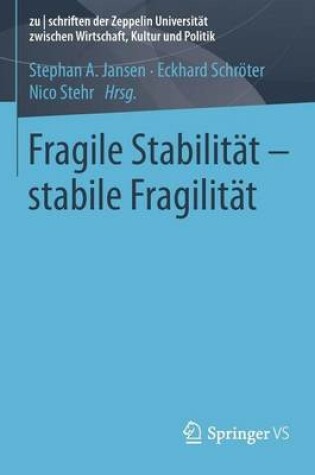 Cover of Fragile Stabilitat Stabile Fragilitat