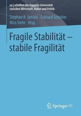 Book cover for Fragile Stabilitat Stabile Fragilitat