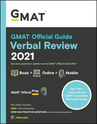 Book cover for GMAT Official Guide 2021 Verbal Review: Book + Online (African Version)