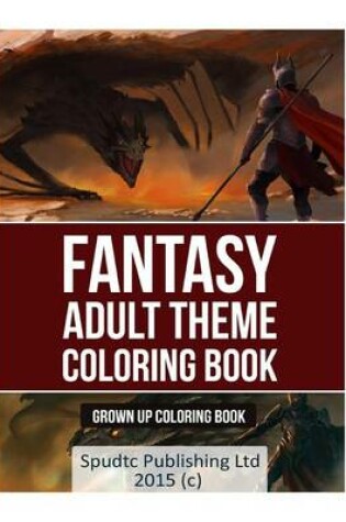 Cover of Fantasy Adult Theme Coloring Book
