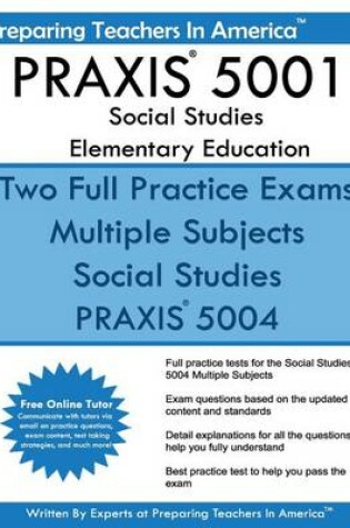 Cover of PRAXIS 5001 Social Studies Elementary Education