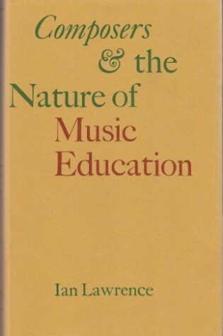 Cover of Composers and the Nature of Music Education