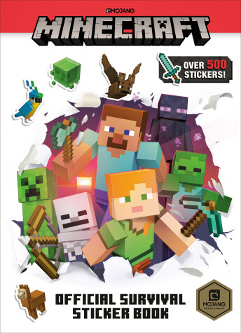 Book cover for Minecraft Official Survival Sticker Book (Minecraft)