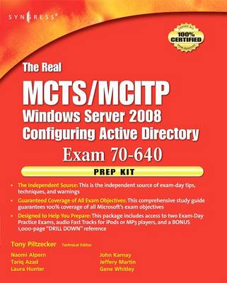 Book cover for The Real McTs/McItp Exam 70-640 Prep Kit