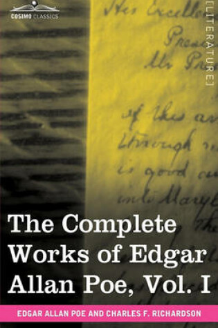 Cover of The Complete Works of Edgar Allan Poe, Vol. I (in Ten Volumes)