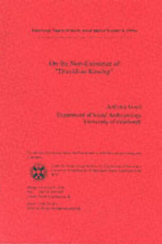 Cover of On the Non-Existence of 'Dravidian Kinship'