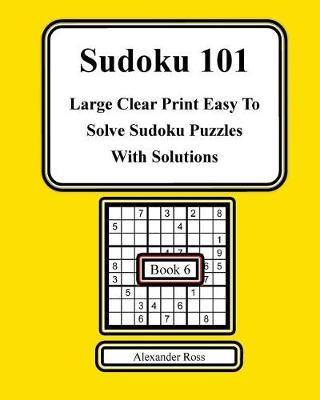 Cover of Sudoku 101 Book 6