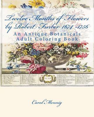 Book cover for Twelve Months of Flowers by Robert Furber 1674 -1756