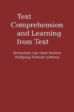 Cover of Text Comprehension And Learning