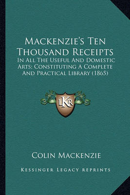 Book cover for MacKenzie's Ten Thousand Receipts