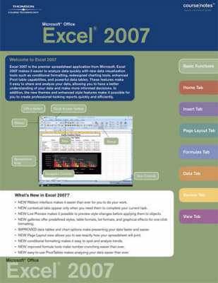 Book cover for Microsoft Office Excel 2007 Coursenotes