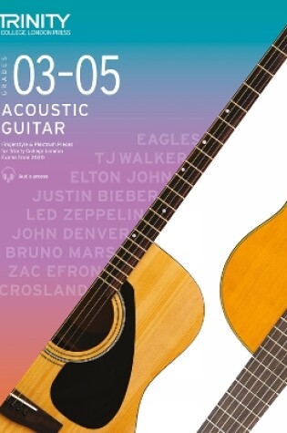 Cover of Acoustic Guitar Exam Pieces 2020-2023 Grades 3-5