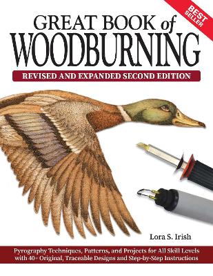 Cover of Great Book of Woodburning, Revised and Expanded Second Edition