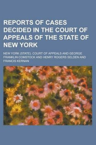 Cover of Reports of Cases Decided in the Court of Appeals of the State of New York