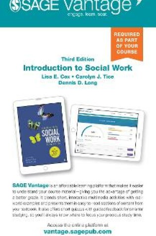 Cover of Introduction to Social Work- Vantage Slimpack