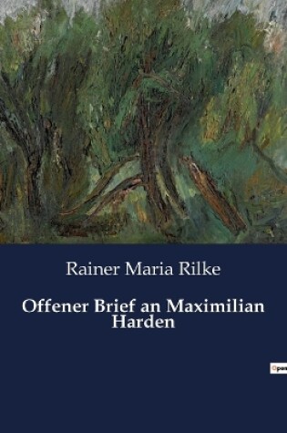 Cover of Offener Brief an Maximilian Harden