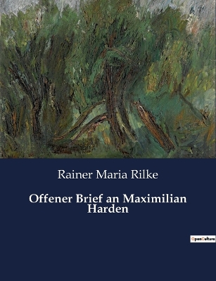 Book cover for Offener Brief an Maximilian Harden