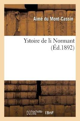 Book cover for Ystoire de Li Normant