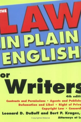 Cover of The Law (in Plain English)(R) for Writers