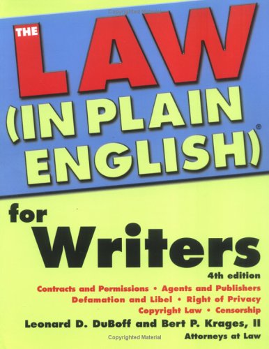 Cover of The Law (in Plain English)(R) for Writers