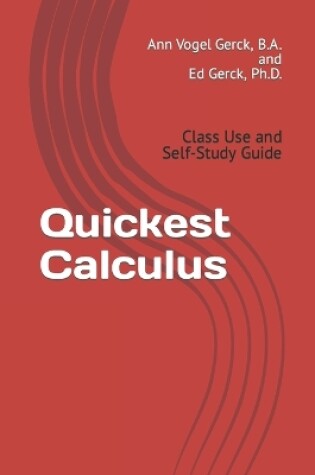 Cover of Quickest Calculus