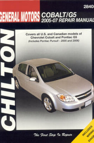 Cover of General Motors Chevrolte Cobalt & Pontiac G5 2005-07 Repair Manual