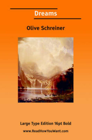 Cover of Dreams (Large Print)