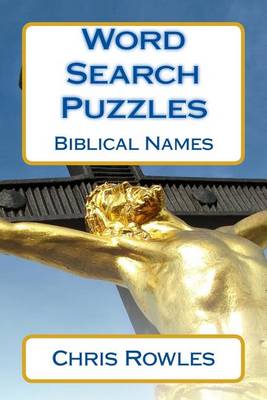 Book cover for Word Search Puzzles Biblical Names