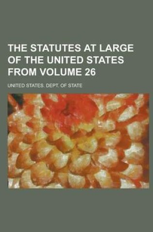 Cover of The Statutes at Large of the United States from Volume 26