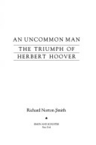 Cover of An Uncommon Man