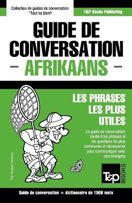 Book cover for Guide de conversation Francais-Afrikaans et dictionnaire concis de 1500 mots