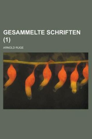 Cover of Gesammelte Schriften (1)