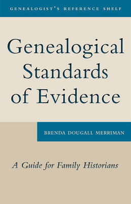 Book cover for Genealogical Standards of Evidence