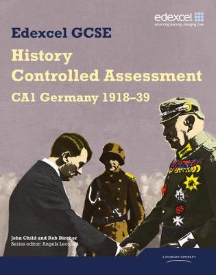 Cover of Edexcel GCSE History: CA1 Germany 1918-39 Controlled Assessment Student book