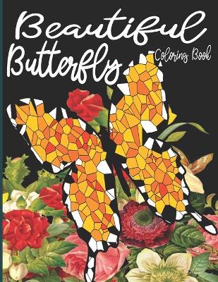 Book cover for Beautiful Butterfly Coloring Book