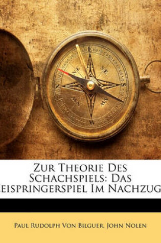 Cover of Zur Theorie Des Schachspiels