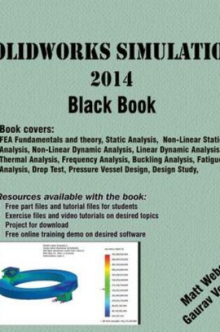 Cover of SolidWorks Simulation 2014 Black Book