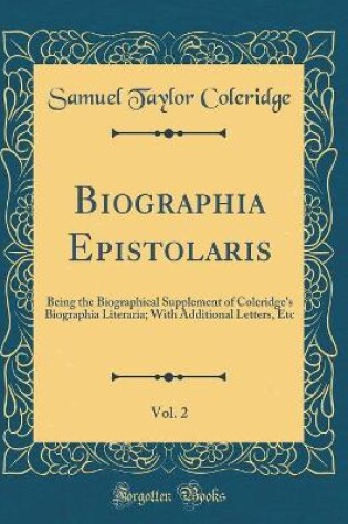 Cover of Biographia Epistolaris, Vol. 2
