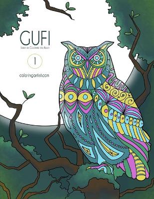 Book cover for Gufi Libro da Colorare per Adulti 1