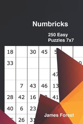 Cover of 250 Numbricks 7x7 easy puzzles