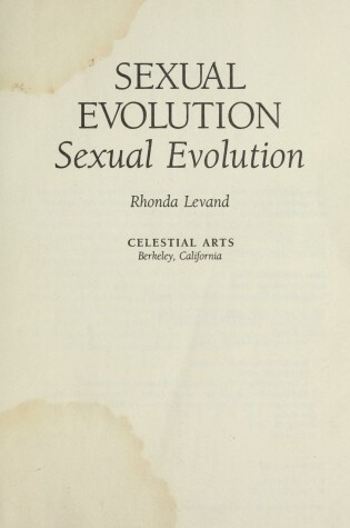 Cover of Sexual Evolution