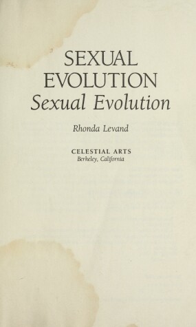 Book cover for Sexual Evolution