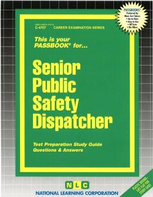 Book cover for Senior Public Safety Dispatcher