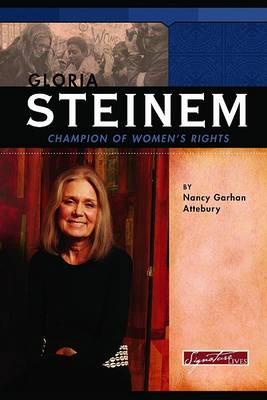 Book cover for Gloria Steinem