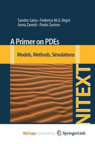 Cover of A Primer on Pdes