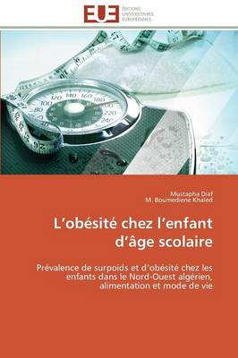 Cover of L Ob sit  Chez L Enfant D  ge Scolaire