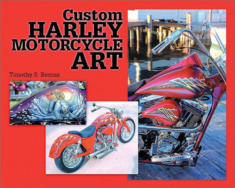 Book cover for Custom Harley Motorcycle Art