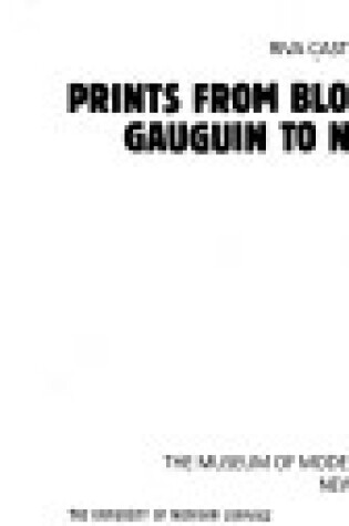 Cover of Prints from Blocks